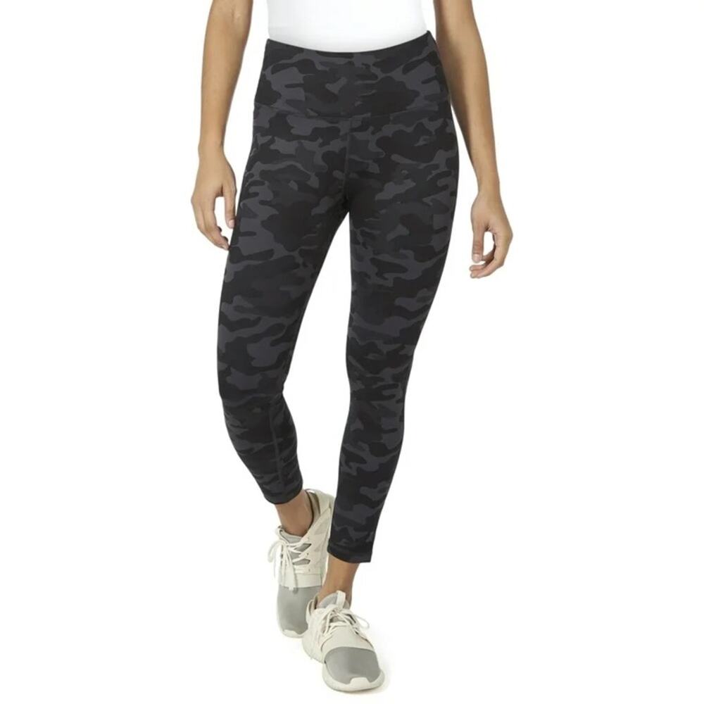Danskin Black & Gray Camo 7/8 Leggings – Size Medium